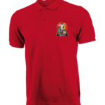 Branded Polo Shirt, Red